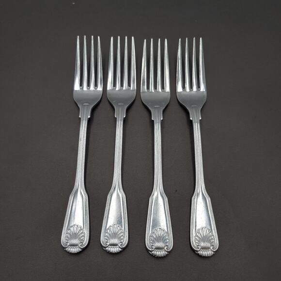 Towle LONDON SHELL Stainless JAPAN Flatware Set 20 Supreme Cutlery Vtg - Picture 7 of 10